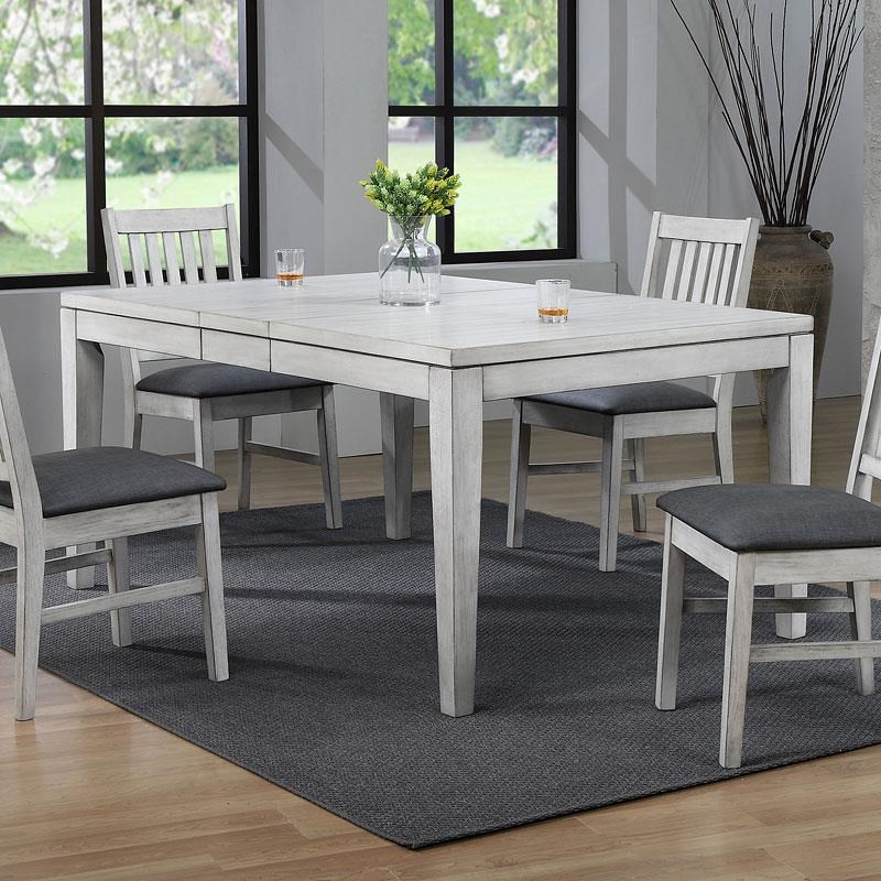 E.C.I. Furniture Summer Winds Rectangle Table and 6 Mission Back